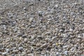 The colorful beach stones pebbles of different rounded smooth on Kidrak Beach. Royalty Free Stock Photo