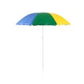 Colorful beach sunshade