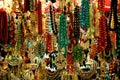 Colorful bead in the bazaar