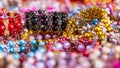 Colorful bead bracelets Royalty Free Stock Photo