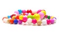 Colorful bead necklace Royalty Free Stock Photo