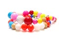 Colorful bead necklace Royalty Free Stock Photo