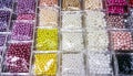 Colorful bead in transparency plastic bag