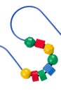 Colorful bead and wire toy