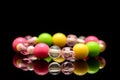 Colorful beaded bracelet