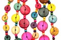 Colorful beaded necklace Royalty Free Stock Photo