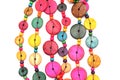 Colorful beaded necklace Royalty Free Stock Photo
