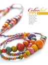 Colorful beads Royalty Free Stock Photo