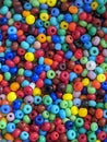 Colorful beads macro Royalty Free Stock Photo