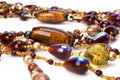 Colorful beads necklace Royalty Free Stock Photo