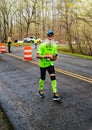 Colorful and Bearded Runner Competing - 2019 Blue Ridge Marathon