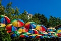 Colorful beautiful umbrella