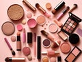 Colorful Beauty Cosmetics Set Royalty Free Stock Photo