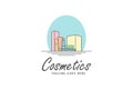 Colorful Beauty Woman Girl Cosmetic Care Logo Design Vector