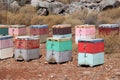 Colorful Beehive Boxes