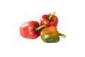 Colorful bell peppers Royalty Free Stock Photo