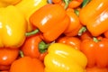 Colorful bell peppers.