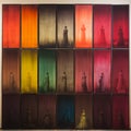 Colorful Biedermeier Panels: Wet Plate Negatives And Monochromatic Color Palettes