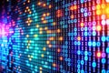 Colorful Binary Code Gradient Abstract Technology Background Royalty Free Stock Photo