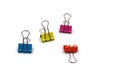 Colorful binder clips