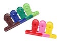 Colorful binder clips