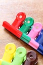 Colorful binder clips