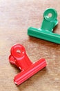 Colorful binder clips