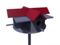 Colorful bird house Royalty Free Stock Photo