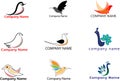 Bird Logos set of 9