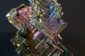Colorful Bismuth element metal cluster Royalty Free Stock Photo