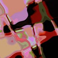 Colorful black pink fluid glass lines, rainbow, lines textile background, abstract texture