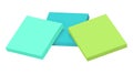 Colorful blank post-it notes isolated Royalty Free Stock Photo