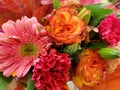 Colorful blends of mixed bouquet of flowers Royalty Free Stock Photo