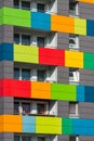 Colorful block house Royalty Free Stock Photo