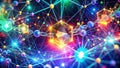 Colorful Blockchain Shield Protecting Digital Assets and Data in the Modern Cyber Landscape