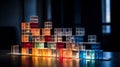 Colorful Blocky Sculpture: A Playful Blend Of Light And Sustainable Design