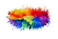 colorful blot on a white background. Vector illustration