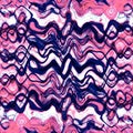 Colorful blue and red wavy lines abstract pattern background Royalty Free Stock Photo