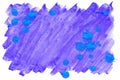 Colorful blue watercolor background for wallpaper. Aquarelle bri