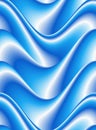 Colorful Blue Waves Background, Abstract. Royalty Free Stock Photo