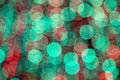 Colorful blurred bokeh lights