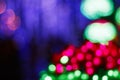 Colorful blurred lights