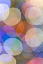 Colorful blurred out of focus abstract background circles