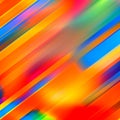 Colorful blurred stripes background. Abstract color art. Line effect. Smooth screen saver. Spring colored rays. Techno image. Royalty Free Stock Photo