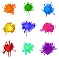 Colorful blurs Royalty Free Stock Photo