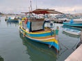 Colorful boat in Marsaxlokk, Malta