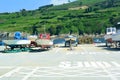 Colorful fishing boats