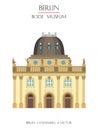 Colorful Bode Museum Royalty Free Stock Photo