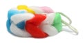 Colorful body scrubber Royalty Free Stock Photo