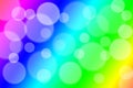 Colorful bokeh abstract light background Royalty Free Stock Photo